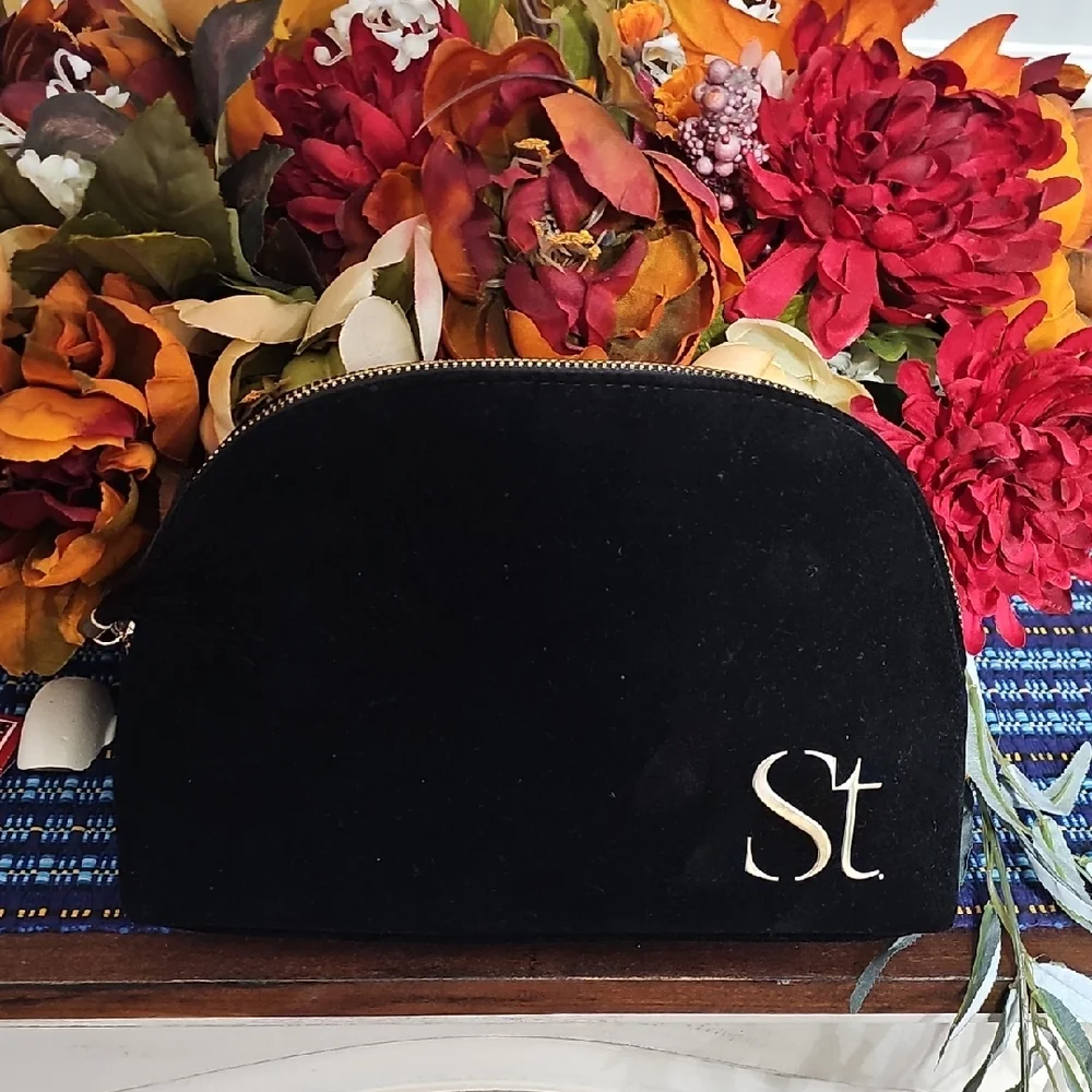 Seint 2024 Velvet Zip Top Cosmetic Bag